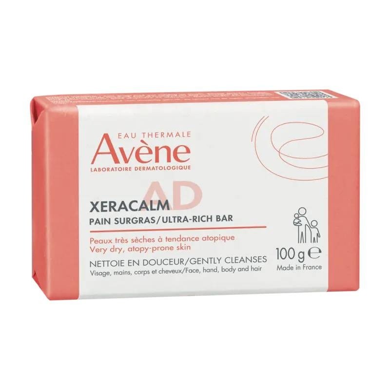 Avène XeraCalm A.D Pain Sabonete Nutritivo 100 g – Limpeza Suave para Pele Seca e Atópica