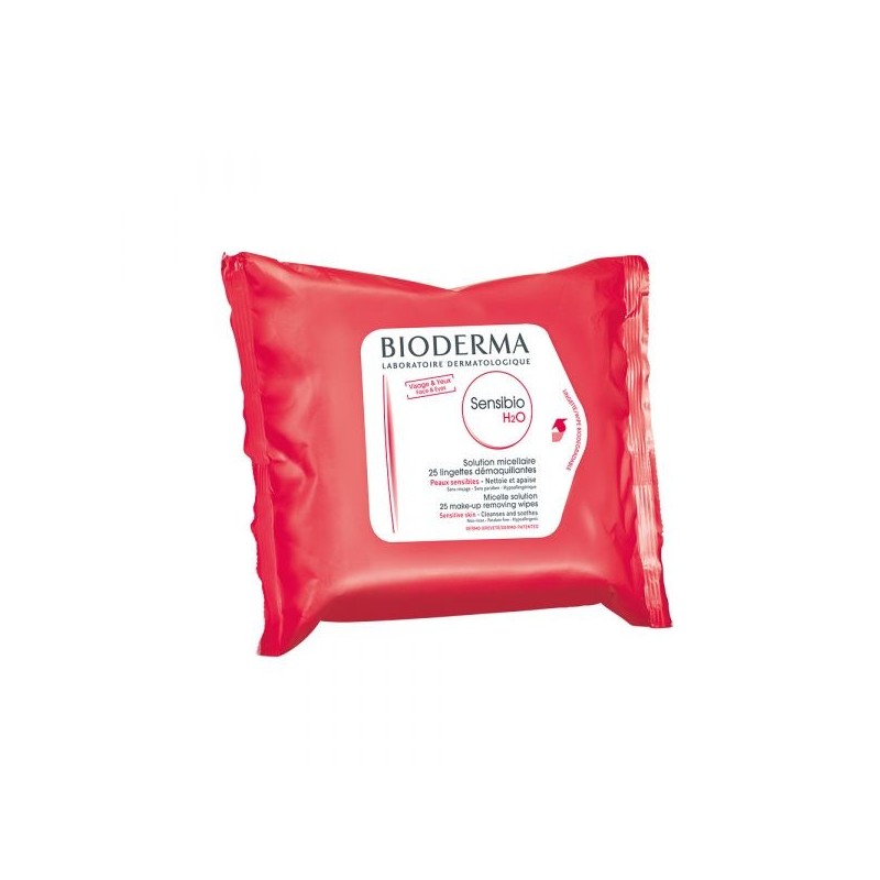Bioderma Sensibio H2O Toalhetes 25 Unidades