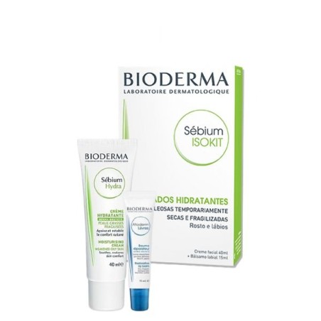 Bioderma Isokit Sébium Hydra Creme 40 ml + Atoderm Bálsamo Labial 15 ml