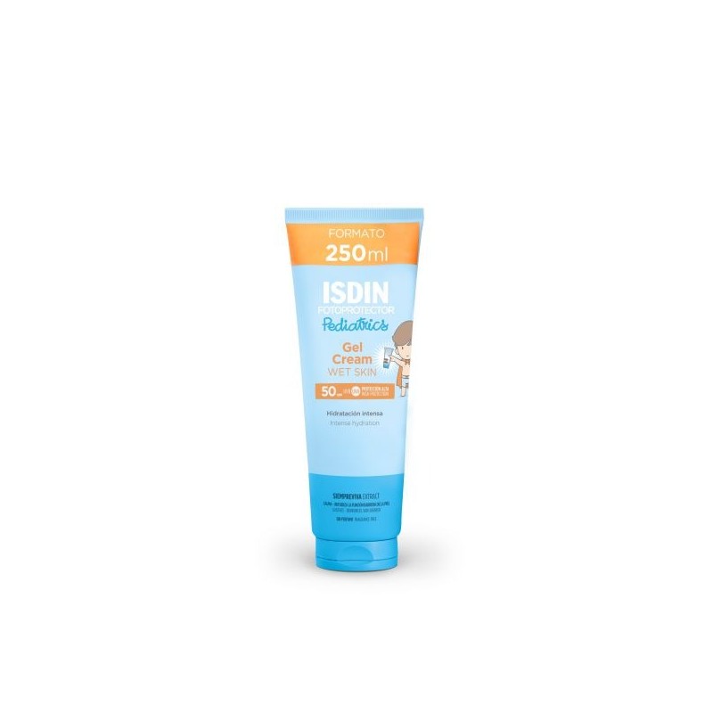 ISDIN Pediatrics Gel‑Creme SPF 50+ 250 ml – Protetor Solar Infantil de Alta Proteção