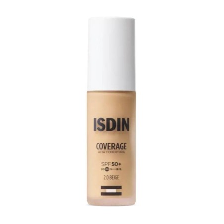 ISDIN Coverage SPF50+ 2.0 Beige 30 g – Base de Maquilhagem com Proteção Solar
