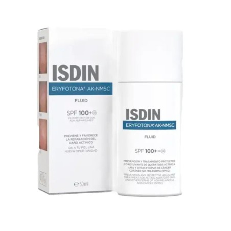 Isdin Eryfotona AK-NMSC Fluido FPS 100+ – Proteção Solar Avançada