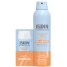 ISDIN Fusion Water Magic SPF50 50 ml + Spray Wet‑Skin SPF50 100 ml – Pack de Proteção Solar Facial e Corporal