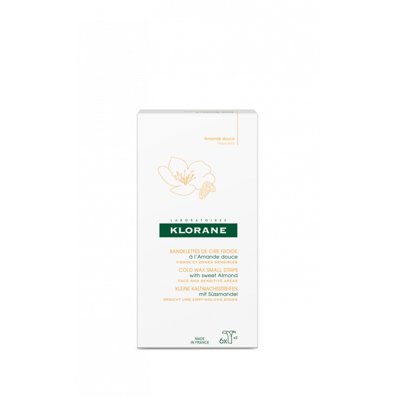 Klorane Dermo Protect Bandas Depilatórias Cera Fria Rosto – Pack 6 Unidades
