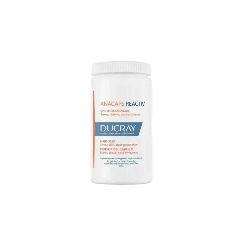 Ducray Anacaps Reactiv – 90 Cápsulas (Suplemento Capilar)