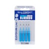 Elgydium Clinic Escovilhão Mono Compact Azul 0,8 mm – Pack 4 Unidades para Limpeza Interdental