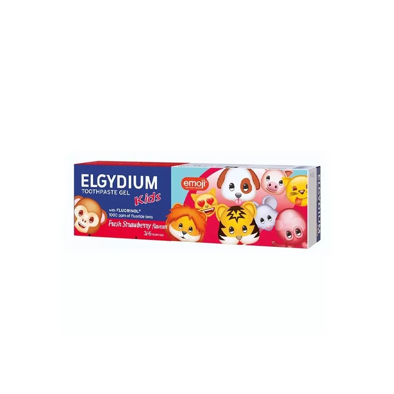 Elgydium Kids Gel Dentífrico Emoji Morango 50 ml