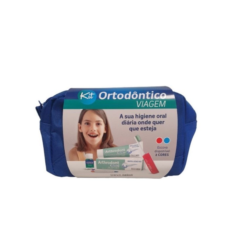 Elgydium Kit de Viagem Ortodôntico – Higiene Oral Completa para Aparelhos Dentários