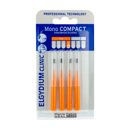 Elgydium Clinic Escovilhão Mono Compact Laranja 1,2mm (x4 unidades)