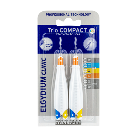 Elgydium Clinic Trio Compact Escovilhões ISO 1/2/3