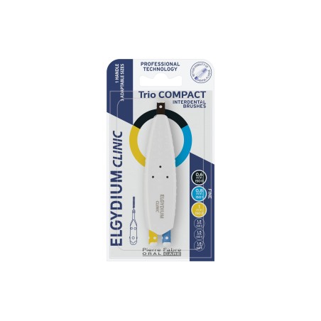 Escovilhão Elgydium Trio Compact Fino – 1 Unidade