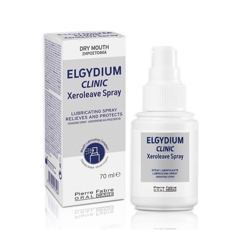 Elgydium Clinic Xeroleave Spray 70ml – Alívio da Boca Seca e Hidratação Oral