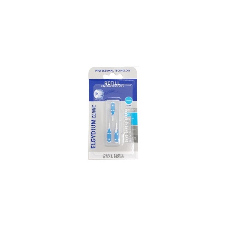 Elgydium Clinic Escovilhões Recargas Azul 3 Unidades