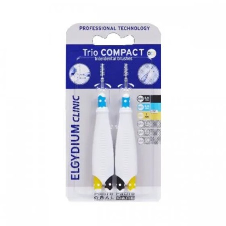 Elgydium Clinic Escovilhão Trio Compact Muito Estreitos Mistos (2 unidades)