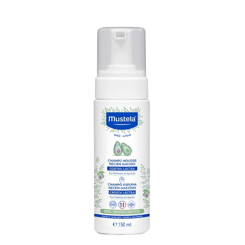 Mustela Bebé Champô Espuma Recém-Nascido 150ml