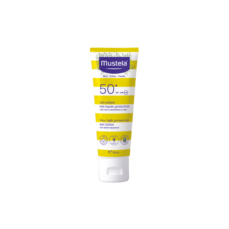 Mustela Leite Solar Rosto SPF50+ 40 ml