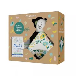 Mustela Bébé Eau de Soin Musti 50 ml + Doudou – Água Perfumada Suave para Bebé