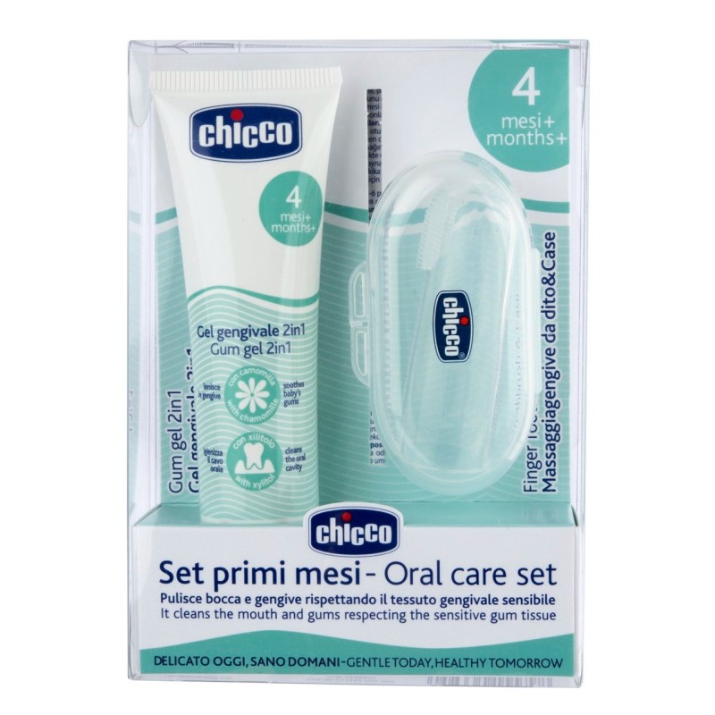 Chicco Kit Higiene Oral Primeiros Meses 4M+