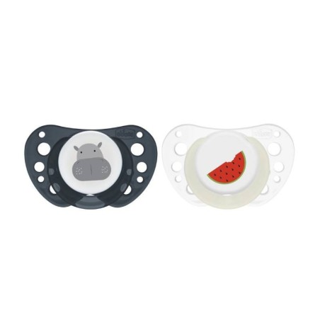 Chicco Chupetas Physio Air Silicone Hipo/Melancia 16-36M