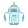 Chicco Copo de Transição Azul 200 ml 4M+