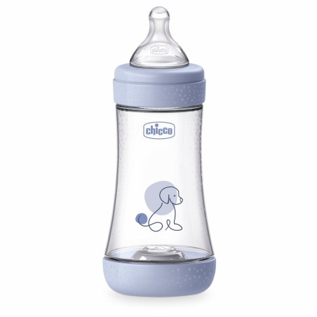 Chicco Biberão Perfect 5 Azul 240 ml – Fluxo Médio