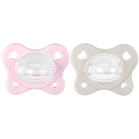 Chicco PhysioForma Dual Soft Rosa 2-6M | Pack 2 Unidades