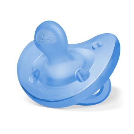 Chicco Physio Soft Chupeta Silicone Azul 6-16M – 1 Unidade