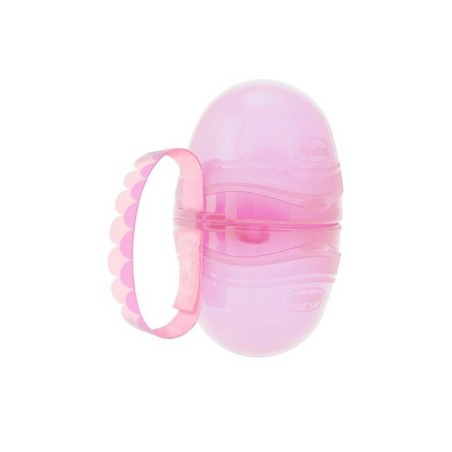 Chicco Porta Chupeta Duplo Rosa