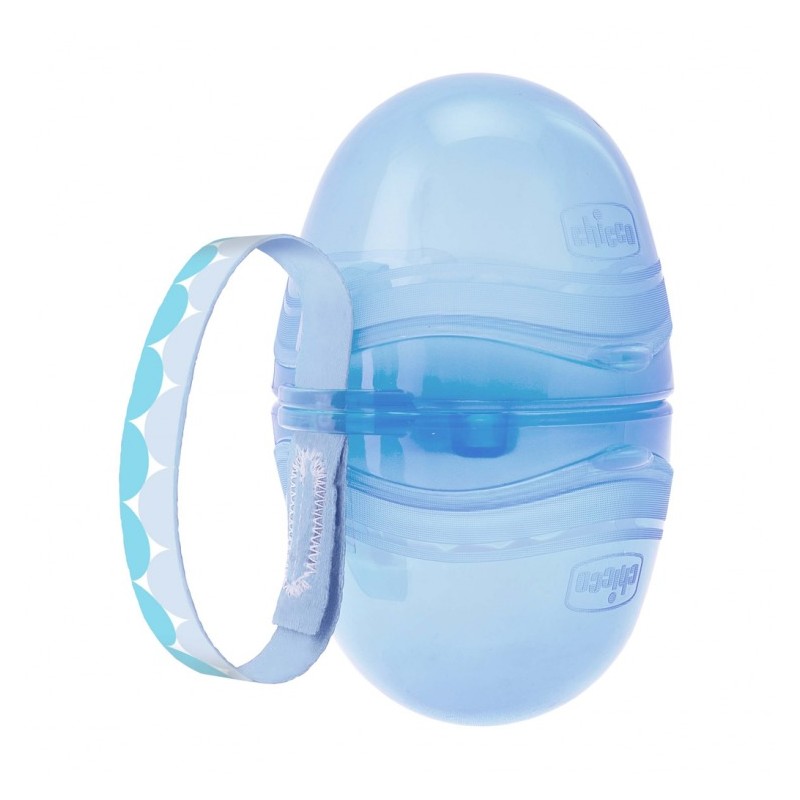 Chicco Porta Chupeta Duplo Azul