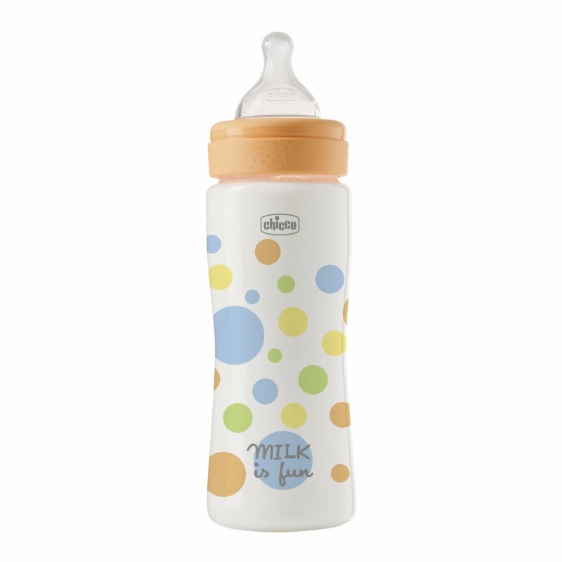 Chicco Biberão Perfect Easy Laranja 330ml 4M+