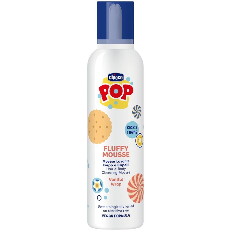 Chicco Pop Mousse de Banho Baunilha – 200 ml
