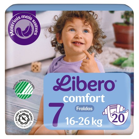 Libero Comfort Fraldas Tamanho 7 – 20 Unidades