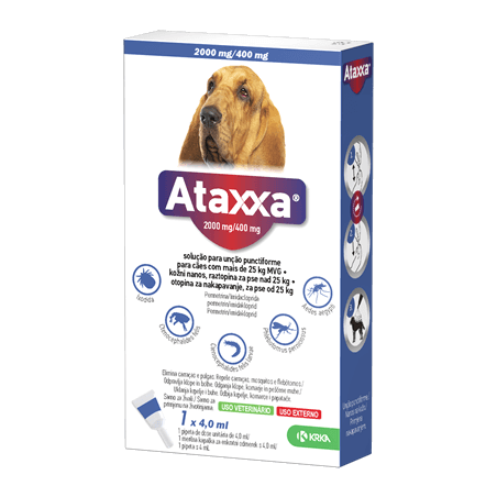 Ataxxa 2000/400mg 25-40Kg 3 pipetas