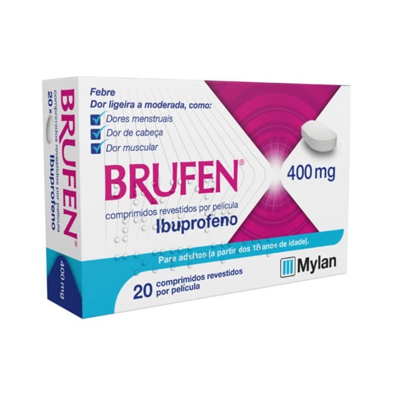 Brufen 400mg - 20 comprimidos revestidos