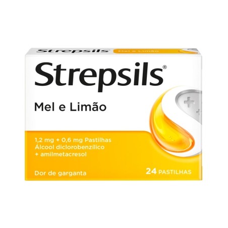 Strepsils Mel e Limão 24 pastilhas