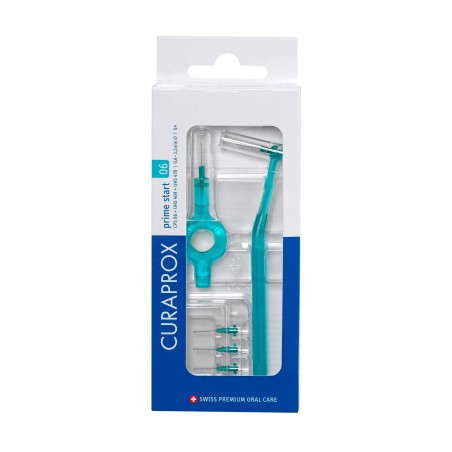 Curaprox Prime Kit Iniciação - 2 Cabos para escovilhão interdental UHS 409 + 5 Recargas CPS06