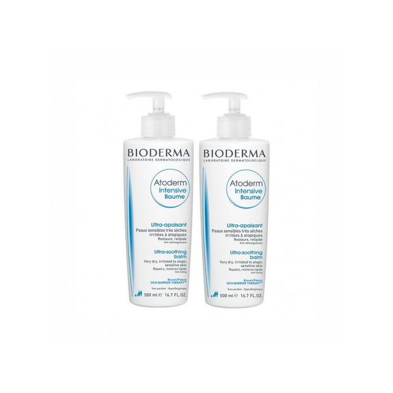 Bioderma Atoderm Intensive Baume Pack 2×500 ml