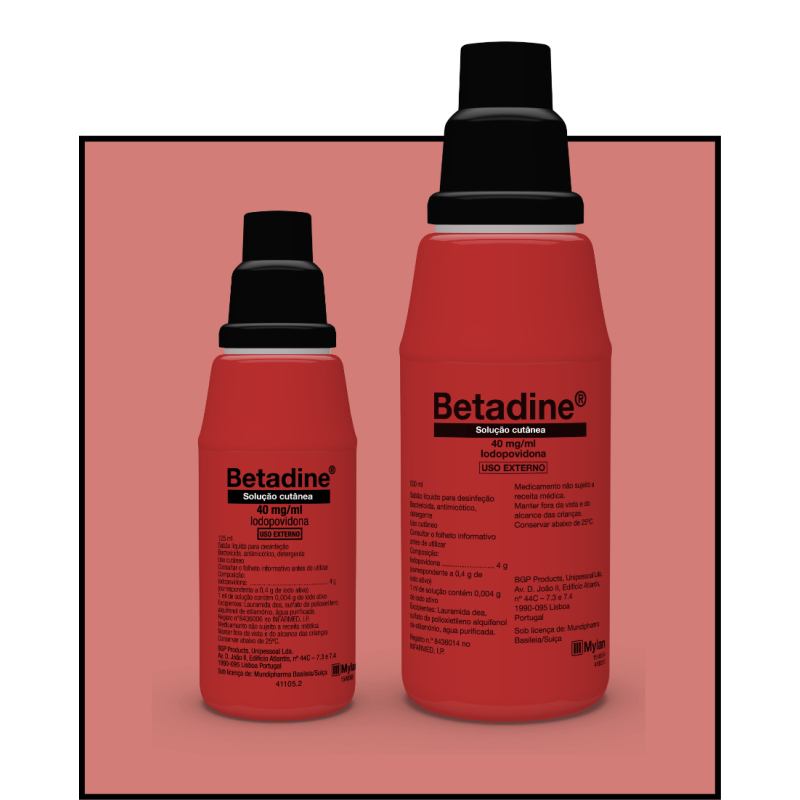 Betadine 40mg/ml Espuma Cutânea 500ml