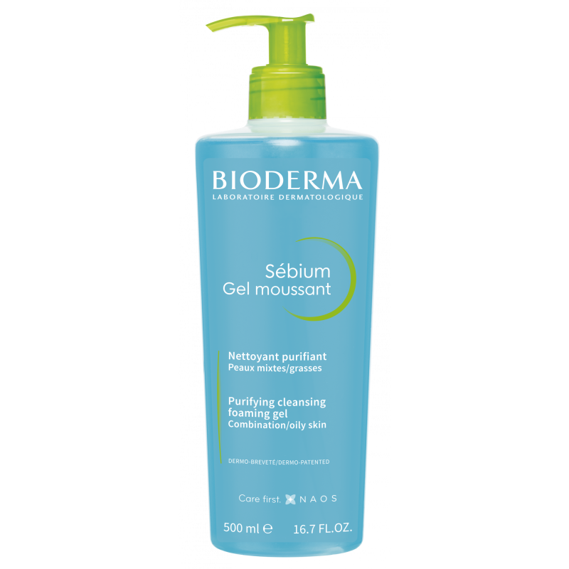 Bioderma Sébium Moussant Gel de Limpeza Purificante 500ml