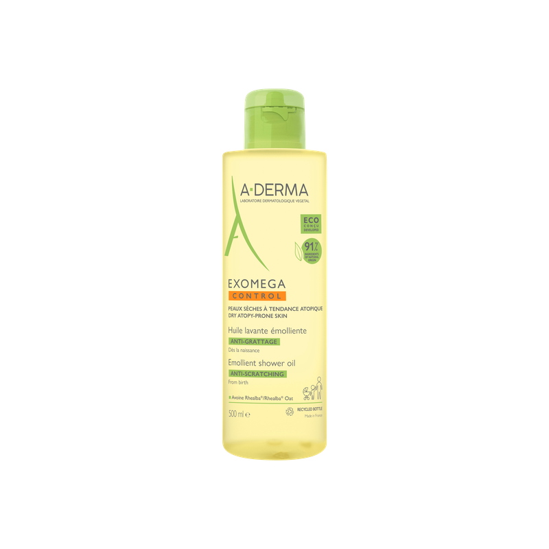 A-Derma Exomega Control Óleo de Duche 500ml