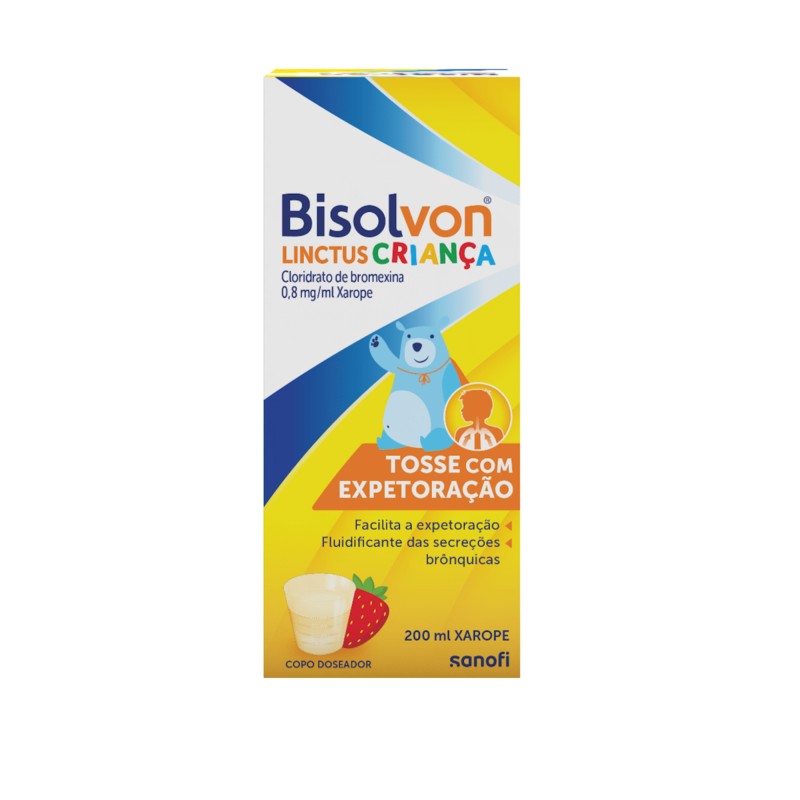 Bisolvon Linctus Criança  0,8 mg/mL Xarope 200ml