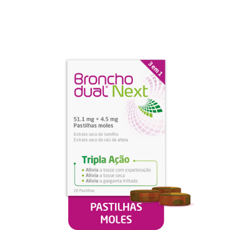 Bronchodual Next 20 pastilhas