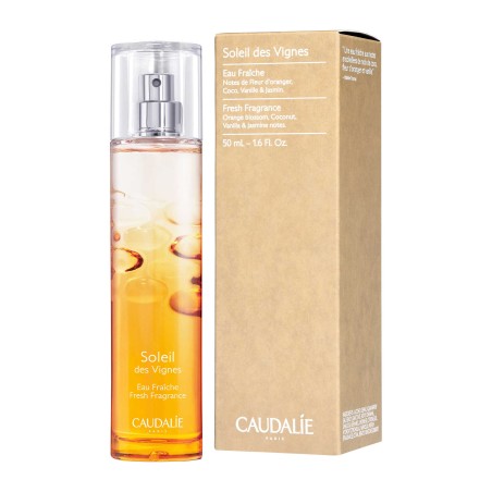 Caudalie Eau Fraîche Soleil des Vignes 50ml – Água Perfumada com Notas de Côco, Flor de Laranjeira e Jasmim