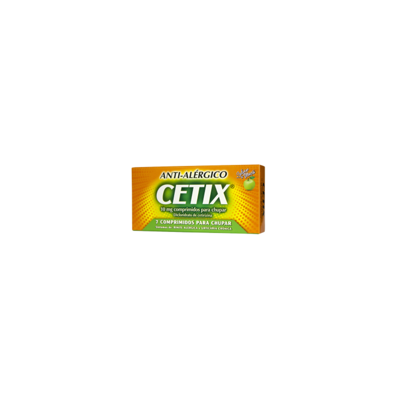 Cetix 10mg 7 comprimidos para chupar