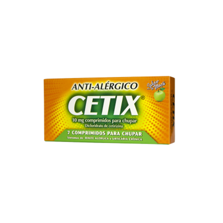Cetix 10mg 7 comprimidos para chupar