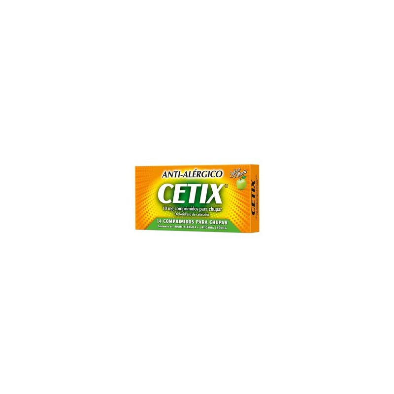 Cetix 10 mg 14 Comprimidos Chupar