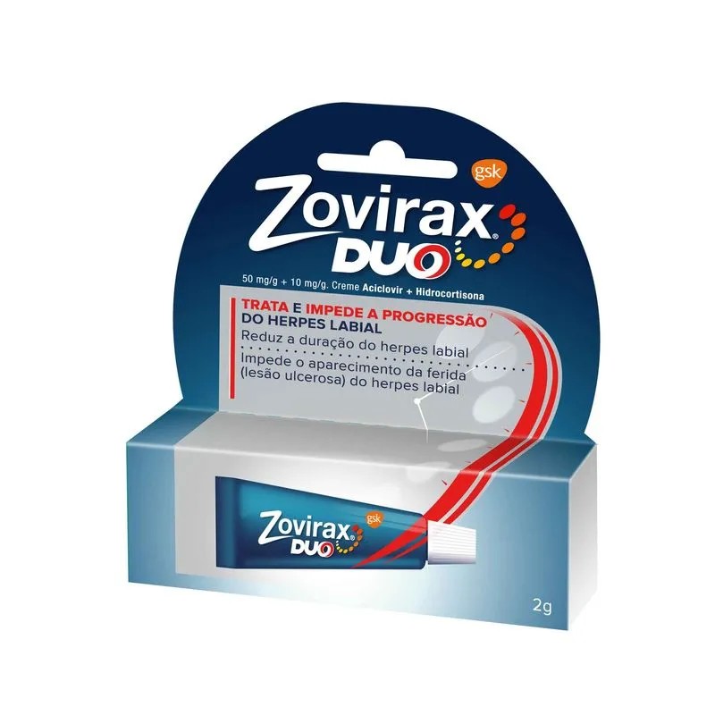 Zovirax Duo 50/10 mg/g Creme 2g