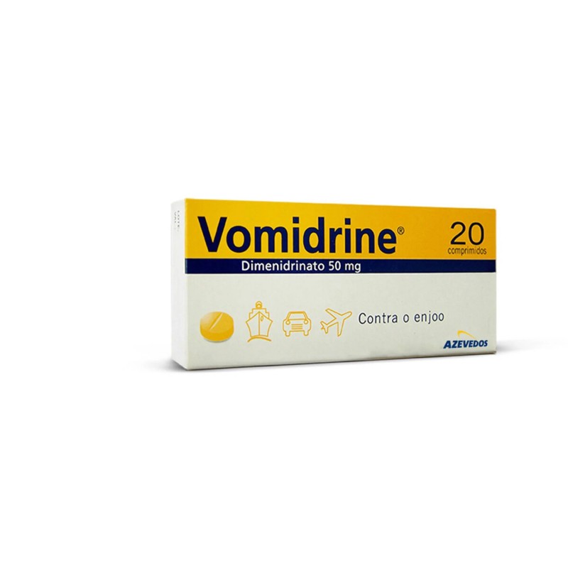 Vomidrine 50mg 20 comprimidos