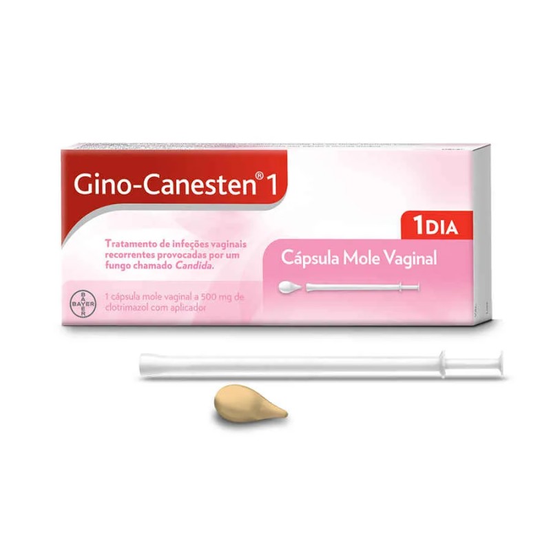 Gino-Canesten 500mg 1 Cápsula Mole Vaginal