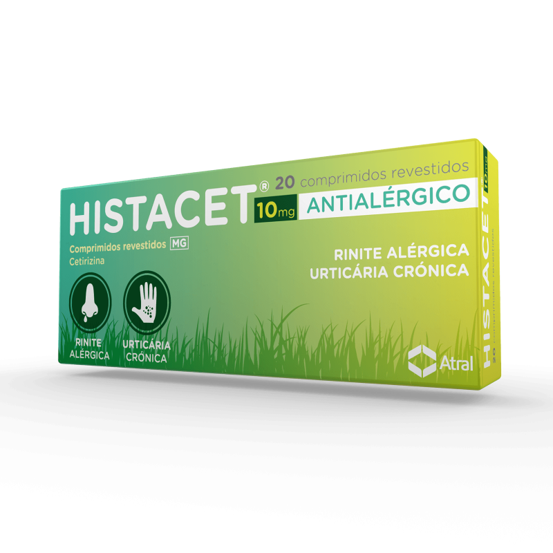 Histacet 10mg 20 Comprimidos